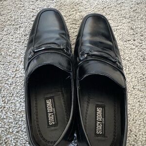 Stacy Adams Black Boys Loafers